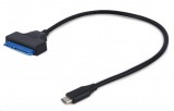 Gembird USB 3.0 Type-C male to SATA 2.5 drive adapter USB kábel 0,2 M 2.0 USB C Fekete