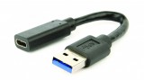 Gembird USB C anya - USB-A 3.1 apa kábel, 0.1m (A-USB3-AMCF-01)