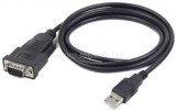 Gembird USB to DB9M serial port converter cable, black, 1.5 m (UAS-DB9M-02)