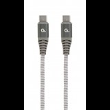 Gembird USB Type-C - USB Type-C Power Delivery 100W adat- és töltőkábel 1,5m (CC-USB2B-CMCM100-1.5M) (CC-USB2B-CMCM100-1.5M)