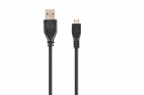 Gembird USB2.0 A-microUSB 0,1m Black CCP-mUSB2-AMBM-0.1M