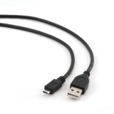 Gembird USB2.0 A-microUSB 0,5m Black CCP-MUSB2-AMBM-0.5M