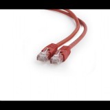 Gembird UTP CAT6 patch kábel 0.25m piros  (PP6U-0.25M/R) (PP6U-0.25M/R) - UTP