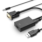 Gembird VGA to HDMI +audio átalakító konverter (A-VGA-HDMI-01)
