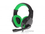 Genesis Argon 100 mikrofonos gamer fejhallgató, fekete-zöld
