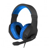 Genesis Argon 200 Gamer mikrofonos sztereo fejhallgató, fekete-kék