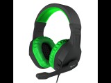 Genesis Argon 200 Gamer mikrofonos sztereo fejhallgató, zöld