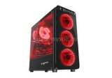 GENESIS IRID 300 Fekete (Táp nélküli) ablakos mATX ház (NPC-1131)