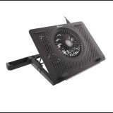 GENESIS OXID 450 RGB 15.6" Laptop hutopad ventilátor, RGB világítás, USB, fekete