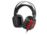 Genesis radon 720 gamer mikrofonos fejhallgató, virtual 7.1, fekete-piros