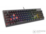 Genesis Thor 303 mechanikus gaming billentyűzet, HU, RGB világítással, Red switch