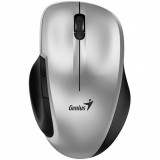 Genius Ergo 8200S, 5 gomb, 1200 DPI, 2.4 GHz, Optikai, Ezüst-Fekete, Vezeték Nélküli Egér