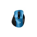 Genius Ergo 9000S, 6 gomb, 2400 DPI, 2.4 GHz, Bluetooth 5.0, Kék, Vezeték Nélküli Mini Egér