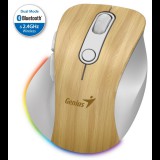 Genius Ergo 9000S Pro Bluetooth Wireless Egér - Pine Wood (31030039407)