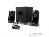 Genius Hangszóró 2.1 - SW-G2.1 300X (3.5mm Jack, RCA, Line-In, Mic, fekete)