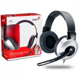 Genius HS-05A Jack fekete fejhallgató