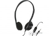 Genius HS-200C mikrofonos fejhallgató, fekete