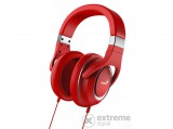 Genius HS-610 mikrofonos fejhallgató, piros