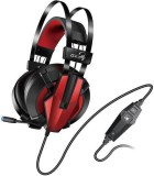Genius HS-G710V 7.1 USB fekete-piros mikrofonos gamer fejhallgató