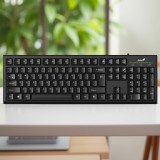 Genius KB-100 HUN USB Fekete Smart Billentyűzet