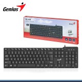 Genius kb-100x billentyűzet fekete (31310049405)