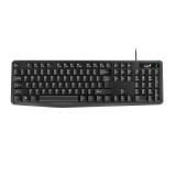 Genius KB-117, HU, USB, Fekete, Vezetékes billentyűzet