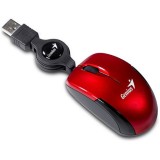 Genius Micro Traveler V2 USB optikai egér piros