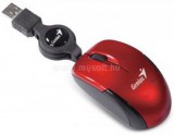 Genius MicroTraveler USB vörös notebook egér (31010125107)