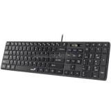 Genius SlimStar 126 Billentyűzet USB, HU (fekete) (31310017404)