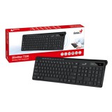 Genius SlimStar 7230 vezeték nélküli multimédiás magyar billentyűzet fekete (31310021404)