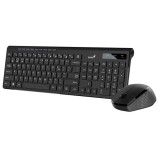 Genius SlimStar 8230 vezeték nélküli billentyűzet és egér (HU, fekete)