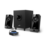 Genius SW-2.1 300X, 2.1, 10 W, Jack 3,5 mm, Fekete, Asztali hangszóró