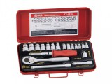 Genius Tools crowafej készlet, E-torx, 1/4 és 3/8", 19 darabos (TX-2319)