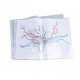 Genotherm, lefűzhető, A3, fekvő, 120 mikron, narancsos felület, DONAU [50 db]