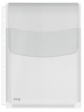 Genotherm, lefűzhető, A4, 170 mikron, narancsos felület, 20 mm, behajtható fül, LEITZ Jumbo (E47573003)