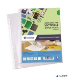 Genotherm, lefűzhető, A4, 80 mikron, víztiszta, VICTORIA OFFICE