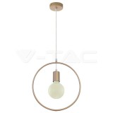 Geometriai Függeszték Lámpa Pezsgő Arany Kerek