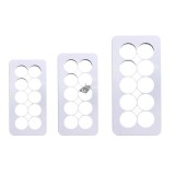 Geometriai tortadíszítő forma készlet - Rombusz alakú (3 darabos)