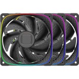 Geometric Future Squama 2503B Triple Pack rendszerhűtő ventilátor fekete