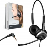 GEQUDIO Headset 2-Ohr mit 2,5mm Klinke (WA9025)