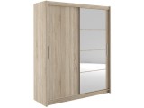 GERBOR Dario 002 - Gardróbszekrény 160 cm (Sonoma tölgy)
