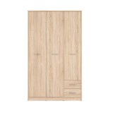 GERBOR Nepo 018 - Gardróbszekrény (sonoma tölgy) SZF3D2SN