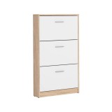 GERBOR Nepo 022 cipősszekrény (SFB3K)- sonoma/fehér