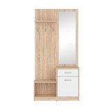 GERBOR Nepo 023 előszoba (PPK) - sonoma/fehér