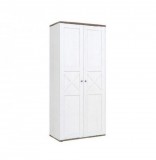 GERBOR VALENTINA 007 - Kétajtós, egypolcos ruhásszekrény (canyon fenyő/trüffel tölgy) SZF2D