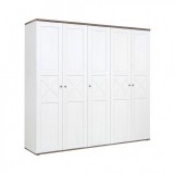 GERBOR VALENTINA 008 - Ötajtós gardrób (canyon fenyő/trüffel tölgy) SZF5D