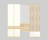 GERBOR VERITAS előszoba szett - sonoma tölgy/kasmír