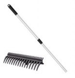 Gereblye kétoldalas, 150cm teleszkópos alumínium nyéllel (16751)