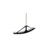 Gereblye PVC 18 fogú 120cm fa nyéllel
