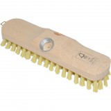 Gerhard Haas GmbH. Gyökérkefe, fa testű súroló kefe fej, fém nyélmenettel. RIVAL